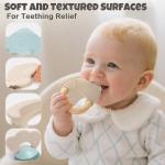 Baby Rattles & Teethers Set – Baby Toys 0-6 Months, Teething Toys 3-6 Months, Sensory Toys with Soft Textures, Gentle Sounds & Easy-Grip Shape, Neutral Newborn Gift(10-Pack)